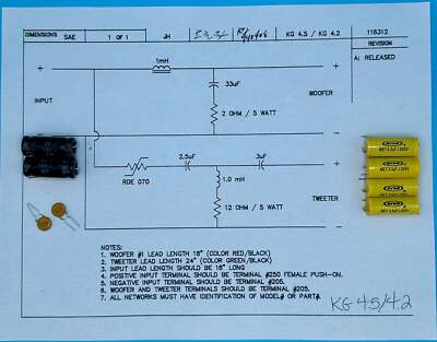 Type KG4.2 Rebuild Kit Copper Edition (2 Speakers) - FREE US Shipping!