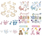 Card Making Topper Baby Themed Embellishments Scrapbooking - Craft For Occasions