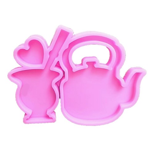 Teapot Silicone Mold Pendant Resin Epoxy Mold for Casting Resin Earrings Mold - Picture 8 of 8