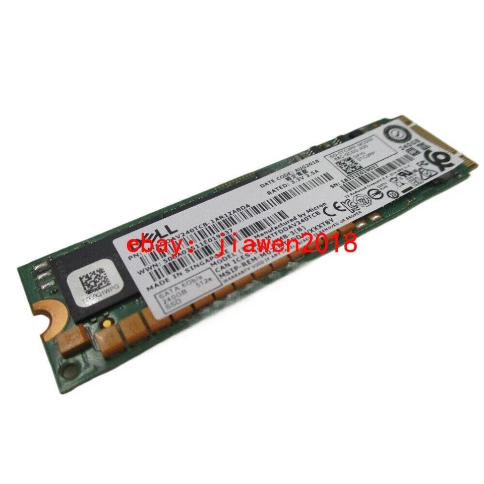 DELL MTFDDAV240TCB 2x 240GB 480GB M.2 2280 6Gbps BOSS SSD SERVER POWEREDGE TC2RP - Image 3 of 4