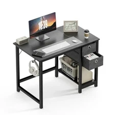 Edz Computer Desk With drawer 40 Inch Pc Table Study Desk (plus Features)￼