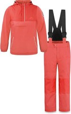 Kinder Winterset bestehend aus Windbreaker Winterjacke und Schneehose mit Träger