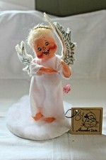 Annalee 1994 Blonde Angel Cloud Halo Wings 8 Christmas doll