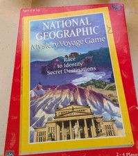 1997 National Geographic Mystery Voyage Game Complete Ages 8 Geography