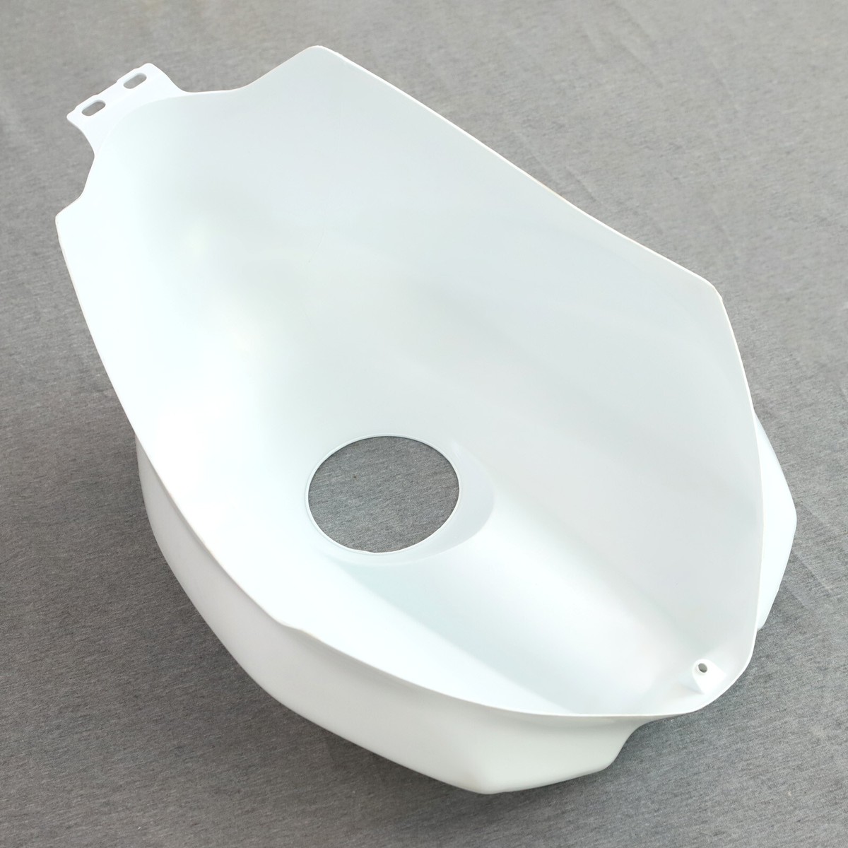 White Gas Fuel Tank Cover ABS Fairing Unpainted for Yamaha