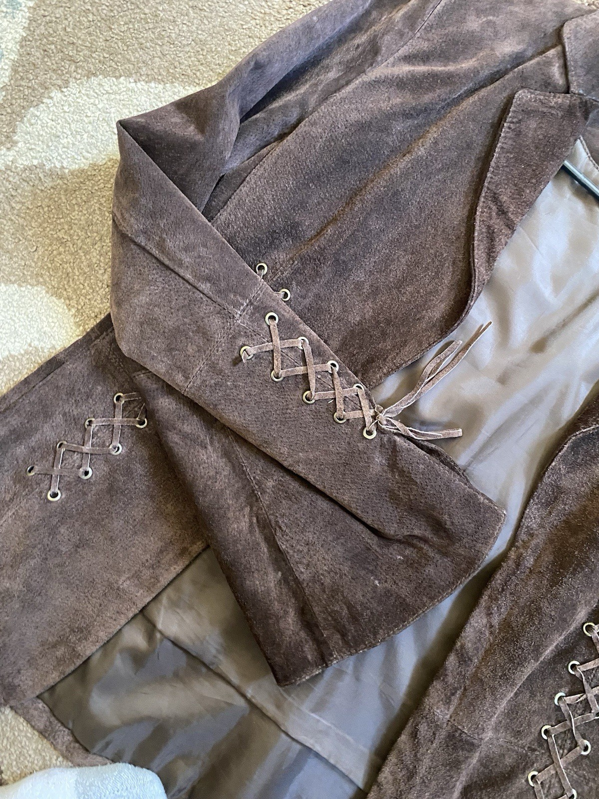 Brown Suede Jacket - image 5