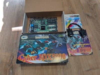 InnoVISION Cyber 3DX5000   3dfx Voodoo 1 (4MB)   OVP   Full Set   TESTED