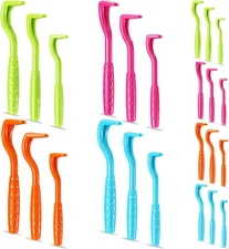 24 Pcs Tick Remover Plastic Tick Remover Tools Tick Puller Removal Tick Grabber 