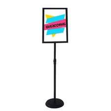 YDisplay Sign Holder Stand with Base 8.5x11inches Pedestal Floor Standing Sig...