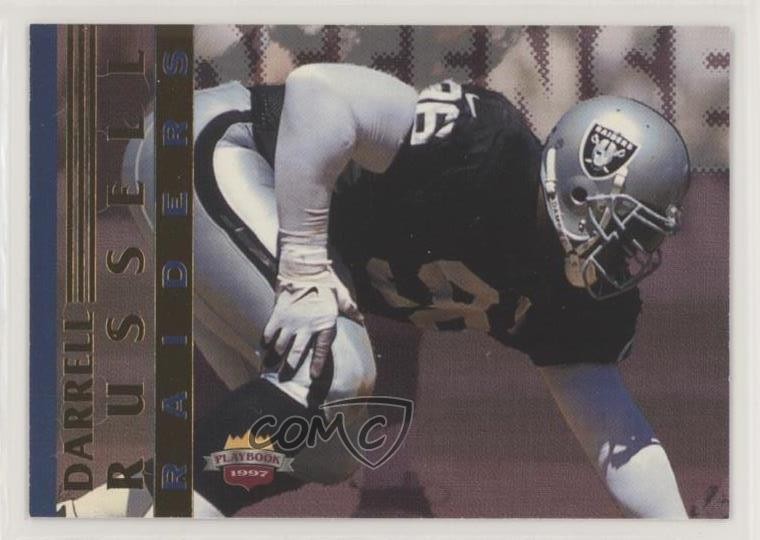 1997 Score Board Playbook Darrell Russell #95 Rookie RC 7zf