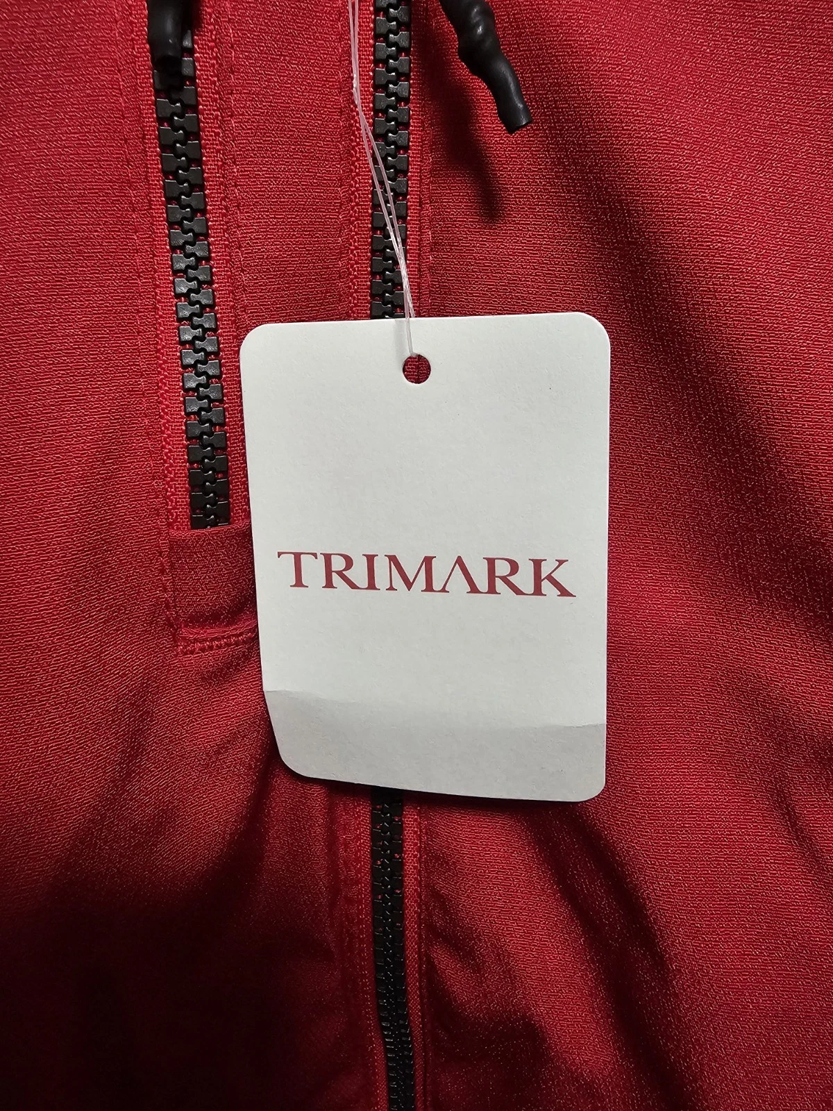 Trimark Mens Red Coat JB Hunt Logo Size XL Fleece Lined image 3