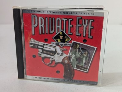 Philip Marlowe Private Eye Murder Mystery Game PC CD-ROM Windows Adventure Game 