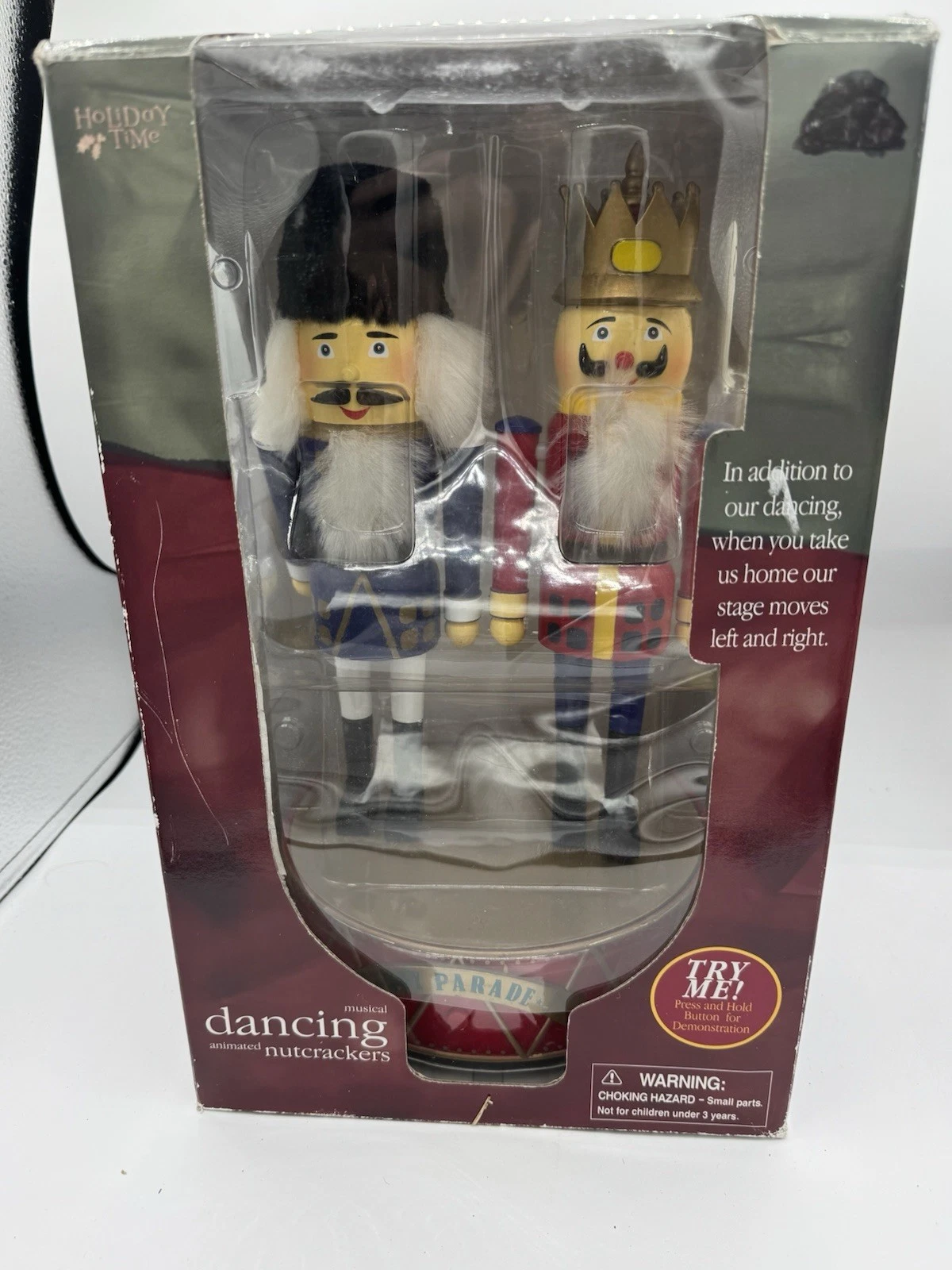 Holiday Time Animated Musical Dancing Nutcrackers Jingle bells Nutcracker March
Opens in a new windo