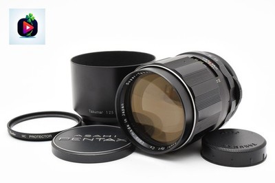 【Neuwertig】Pentax Super Takumar 135mm F2.5 MF Teleobjektiv mit Haube aus...