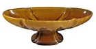 Vintage Haeger Pottery 3003 Brown Drip Glazed Pottery Compote Bowl Footed Pedest