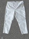 Talbots Brand Slim Ankle Size 16 White Cotton Stretch Comfy NEW Tags Was $129 — photo 1