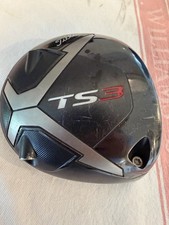 Titleist TS3 Driver Golf Club Head Only Unisex Adults Black Silver Red