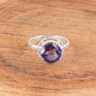 Iolite Gemstone 925 Sterling Silver Jewelry Handmade Ring For Anniversary Gift