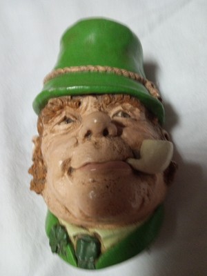 1960s Paddy Bossons Chalkware Head Bust Congleton England Irish Gentleman  Rare!