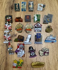 25 Pins Konvolut Olympia Werbung Schweiz Kodak Panasonic Buick gemischt