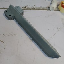 10x Garden Planter Edge Galvanised Steel Straight Railway Sleeper Bracket Stake