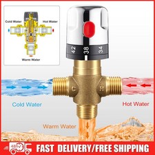 Water Temperature Mixing Valve Thermostatic Shower Mixer Controls Tempering Taps