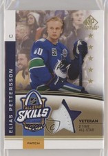 2020-21 SP Game Used NHL All-Star Skills Fabrics /35 Elias Pettersson Patch 0gn4