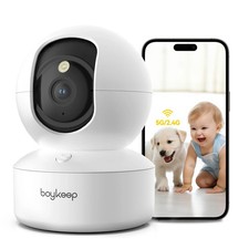 Indoor Camera - 2K Pet Camera, 5G/2.4GHz WiFi Cam for Baby Monitor with Phone...
