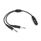 Arrowmax Airbus 5-Pin XLR to General Aviation (GA) twin-plug Adapter