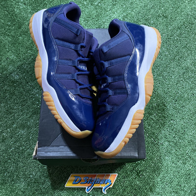Size 14 Nike Air Jordan 11 Retro Low Midnight Navy 528895 405 — XI GUM  UNC NEW