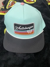 Whataburger Hat Staunch Outfitters Hispanic Heritage Teal SnapBack Flat Brim EUC