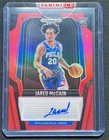 Jared McCain 2024-25 Panini Prizm Black 42/99 Auto Red RC 76ers #RS-JAR