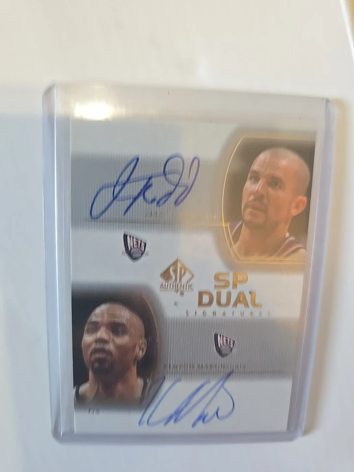 SP AUTÉNTICO DOBLE AUTO Jason Kidd Kenyon Martin Foto 4 de 4