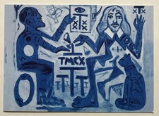 A.R PENCK  - Carton d invitation - 2000