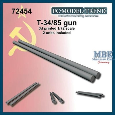 FC MODEL TREND FCMT72454 T34/85 gun barrel, 2 units (1:72)