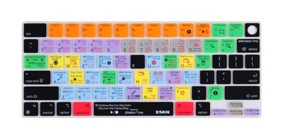 Ableton Live Shortcut US Version Keyboard Cover Skin for 2026-2021 MacBook Pr...
