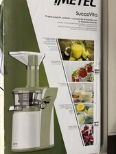 IMETEC SUCCOVITA ESTRATTORE A FREDDO SORBETTO LATTE VEGETALE 50 GIRI FRULLATORE
