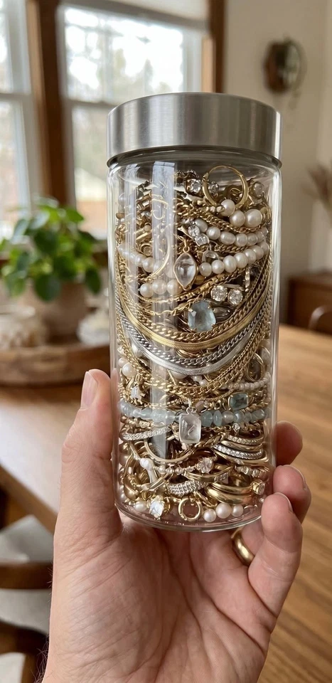 Mystery Jewelry Jar Mixed Lot Necklaces Earrings Bracelets All New with Tags - Image 1 of 1
