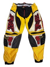 Fox Racing Pants Mens Size 36 Yellow 360 Moto...