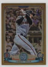2019 Topps Gypsy Queen Chrome Gold 42/50 Chris Shaw #248 0x4h