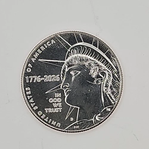 2026 D Semiquincentennial Half Dollar Coin Liberty Head fresh from roll