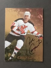 1998 In The Game Be A Player #228 Bob Carpenter AUTO NM Or Better New Jersey...