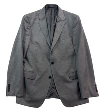 Ermenegildo Z Zegna 52R 42R Slim Turati Gray Blazer Jacket Sport Suit Coat Wool