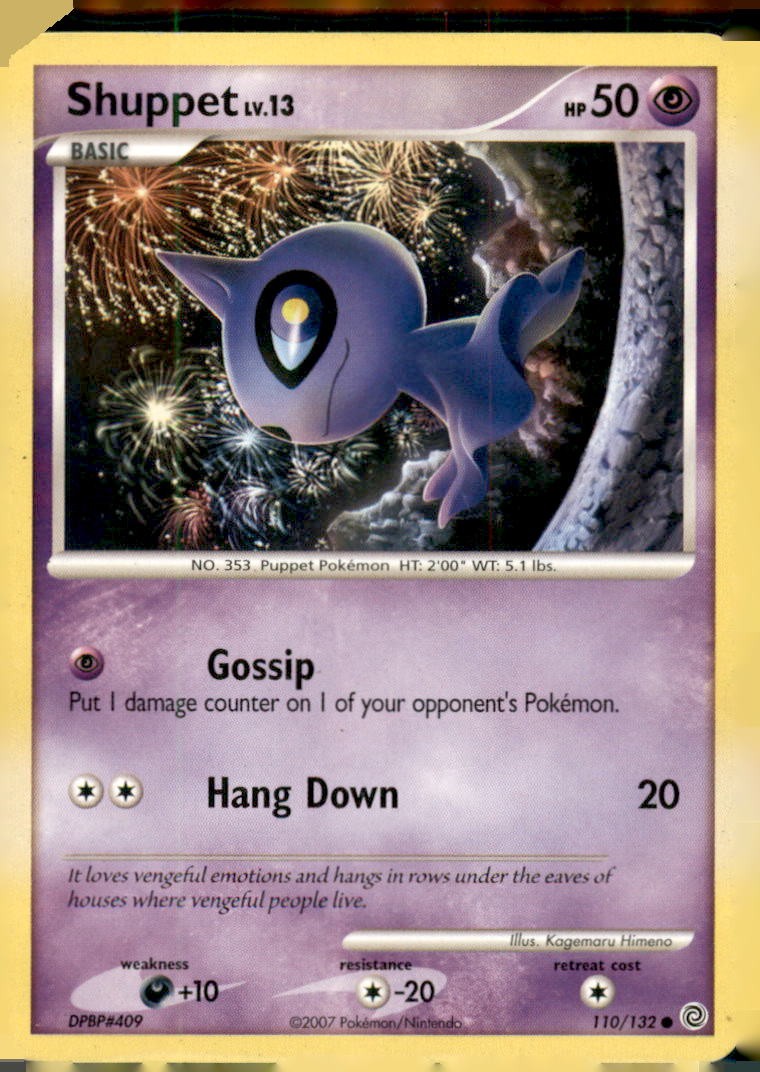Shuppet 110/132 Common Secret Wonders Pokemon Near Mint