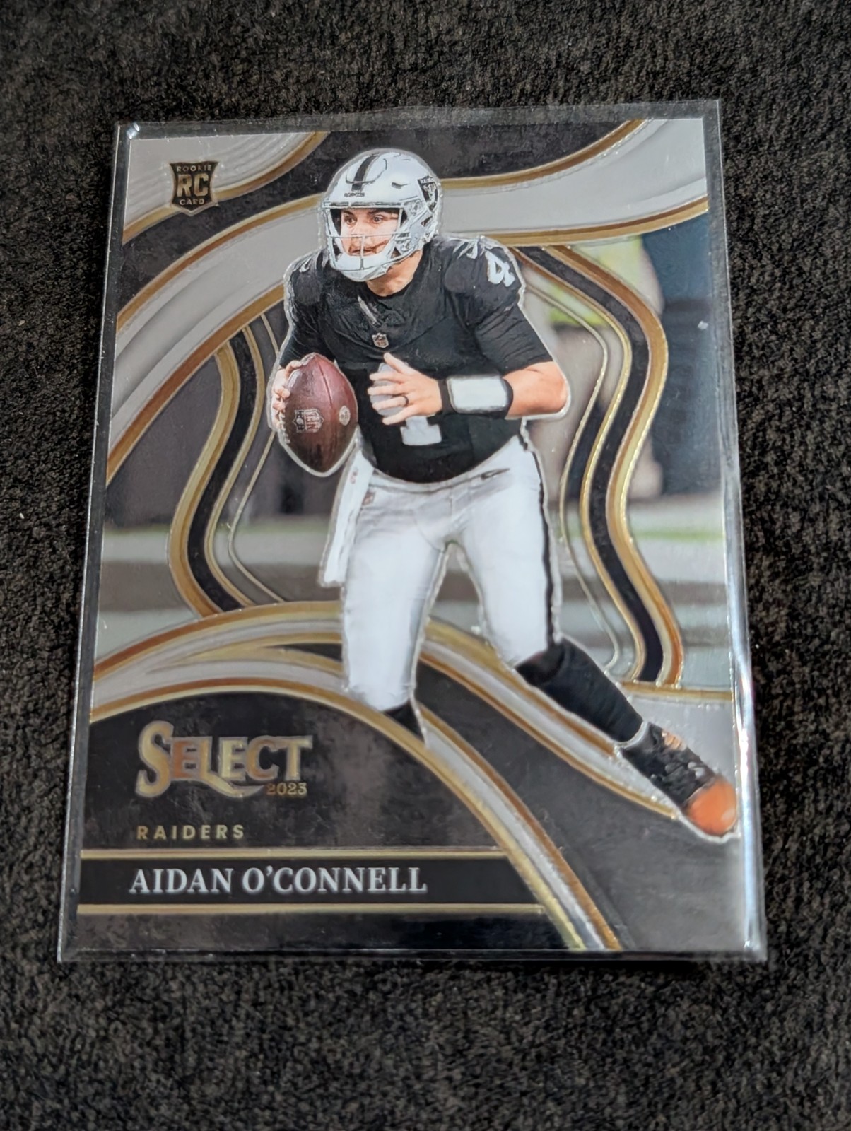 2023 Panini Select - #298 Aidan O’Connell RC Club Level Raiders Football Card