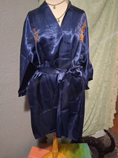 Golden Dragon Vintage Silk Hand Embroidery Kimono Robe