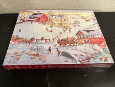 VTG Springbok 500pc Jigsaw Puzzle, Celebrate The Season, Christmas, NEW SEALED