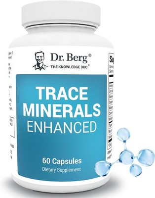 Dr. Berg Trace Minerals Enhanced Complex - Complete with 70+ Minerals Includin