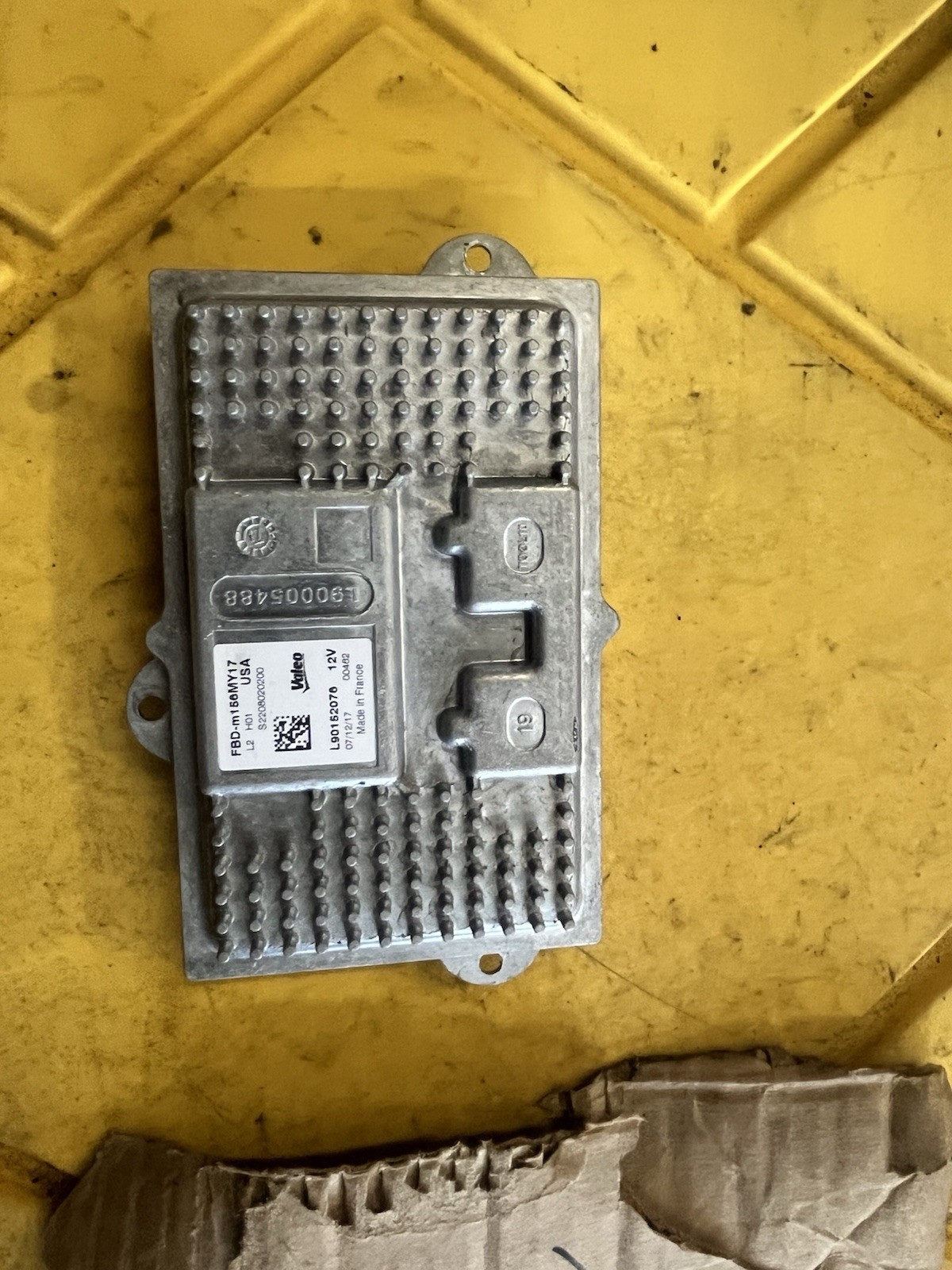 2018-2019 Maserati Quattroporte M156M LED Headlight Valeo Module L90152076 OEM