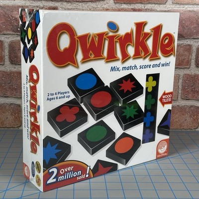 Qwirkle Wooden Tiles Board Game 2015 MindWare Tile Mix Match - Brand NEW, Sealed
